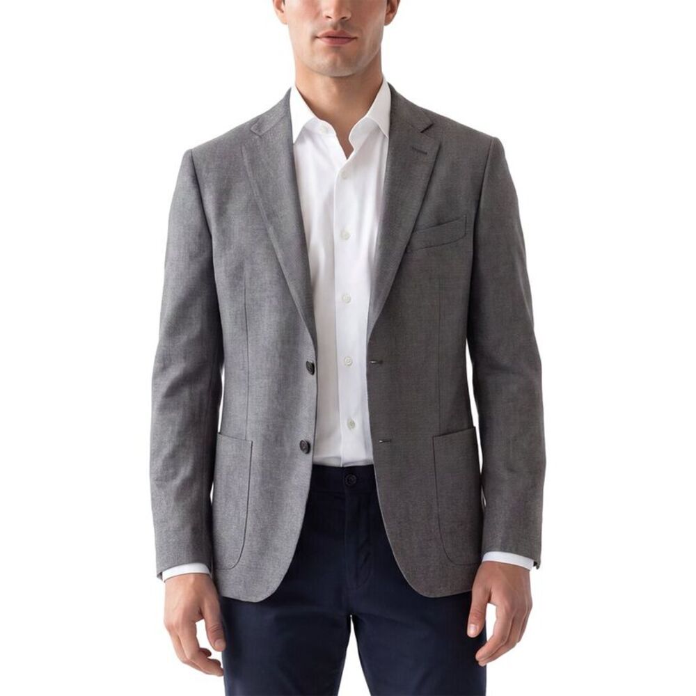 Corneliani Mens  Cc Collection Virgin Wool Jacket, Grey